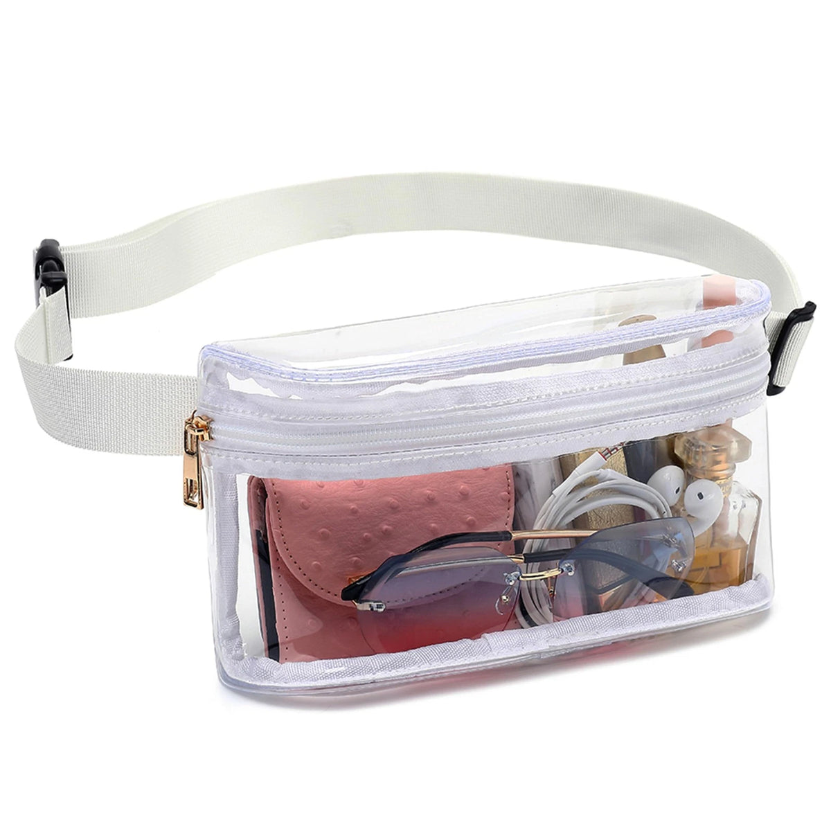 Clear Fanny Pack for Universal Use (7.09 x 2.76 x 5.91 inches)