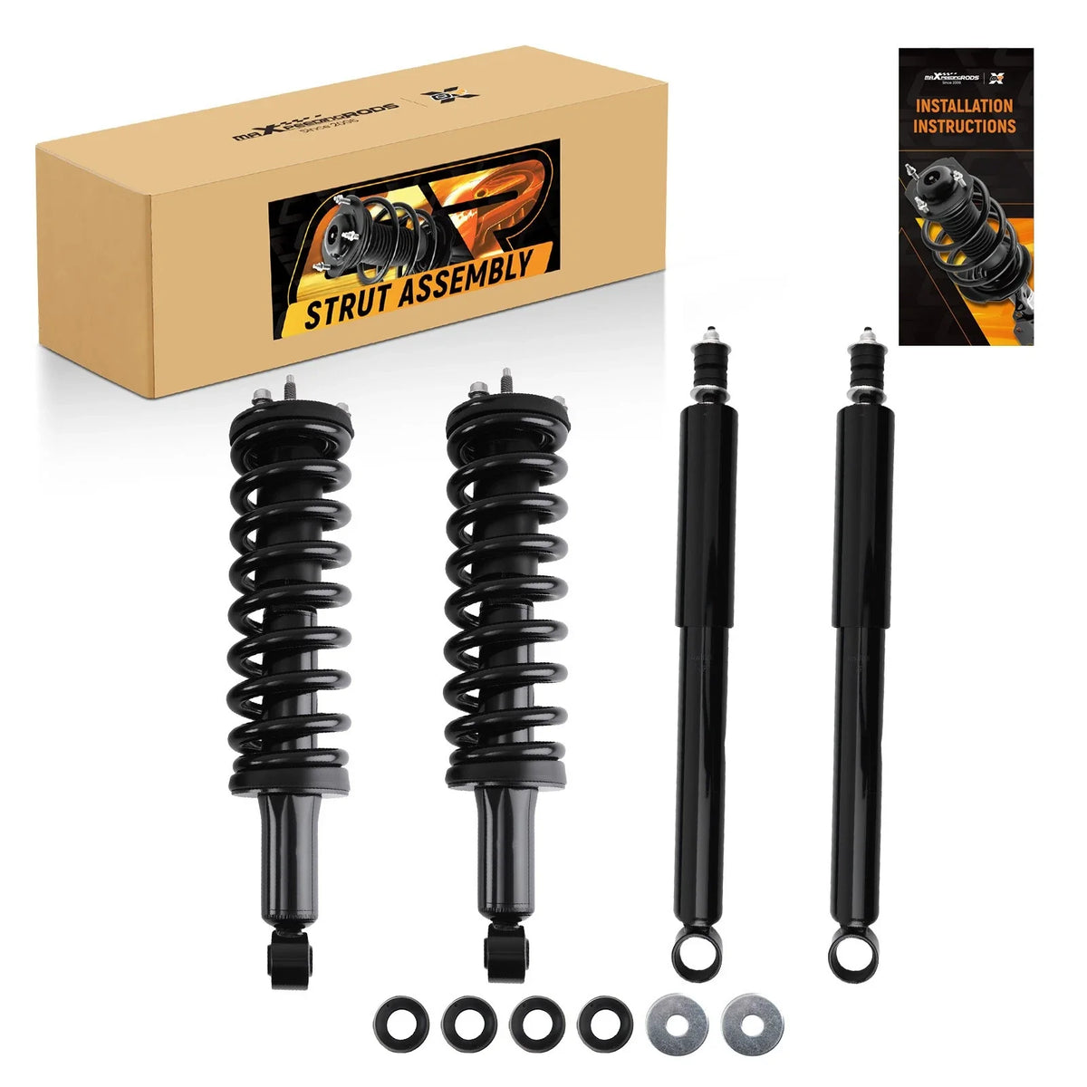 Set of 4 Front Struts & Rear Shocks for Toyota 4Runner (1996–2002)