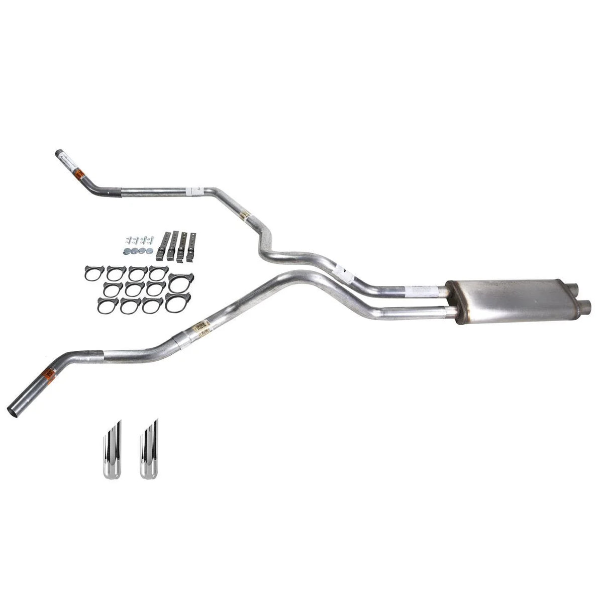 Dual Exhaust Pipe for Titan (2004–2005) Stainless Steel Corner Exit