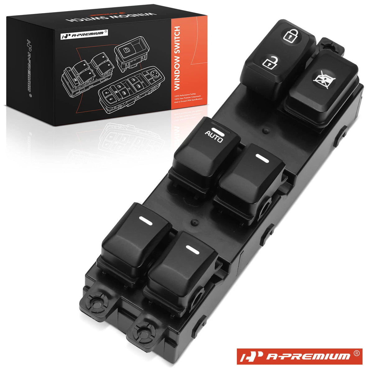 Front Left Power Window Switch for Kia Picanto (2012–2015) 935701Y200, 93570-1Y200