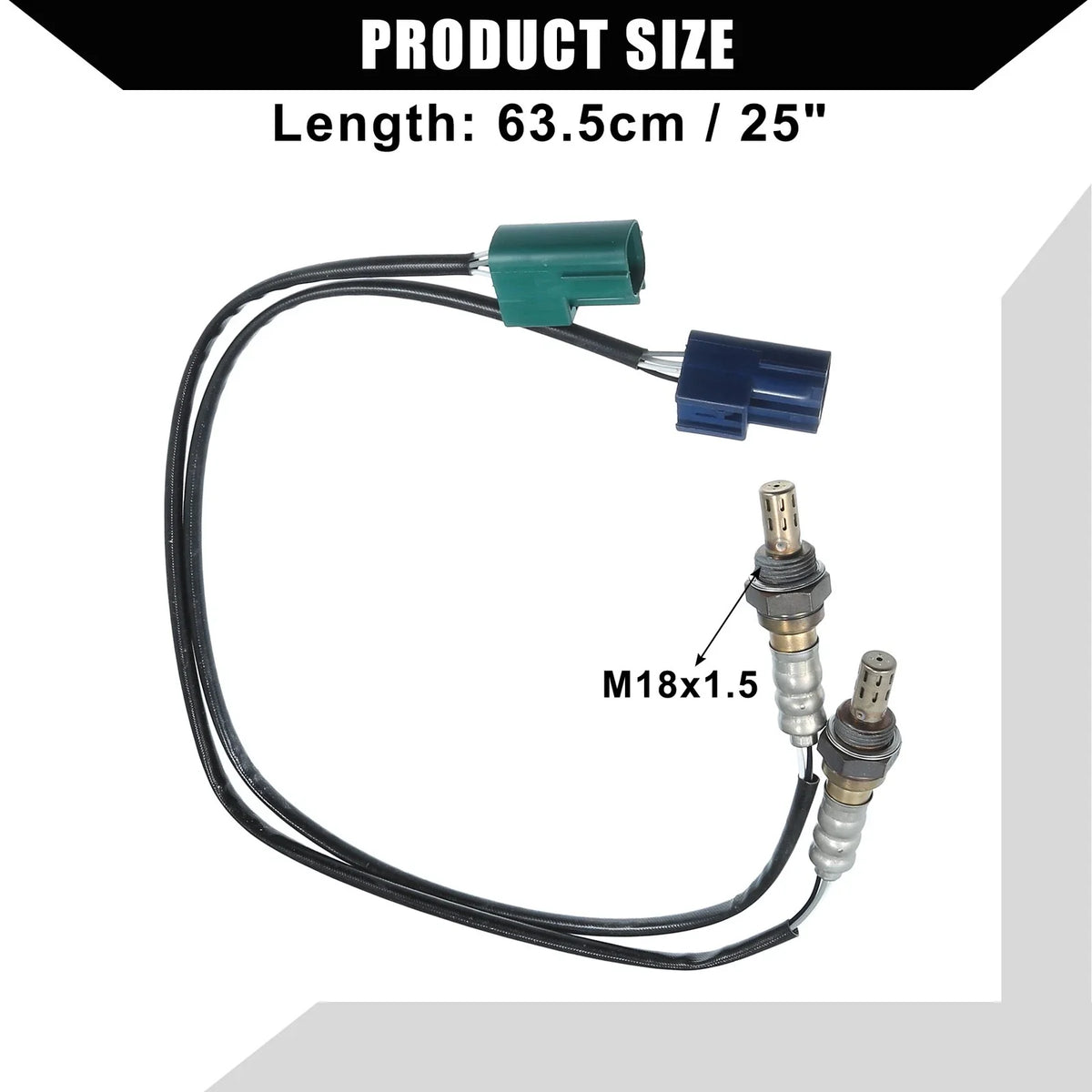 Set of 2 Oxygen Sensors No.226A0-8J100/22690-2A000 for Nissan
