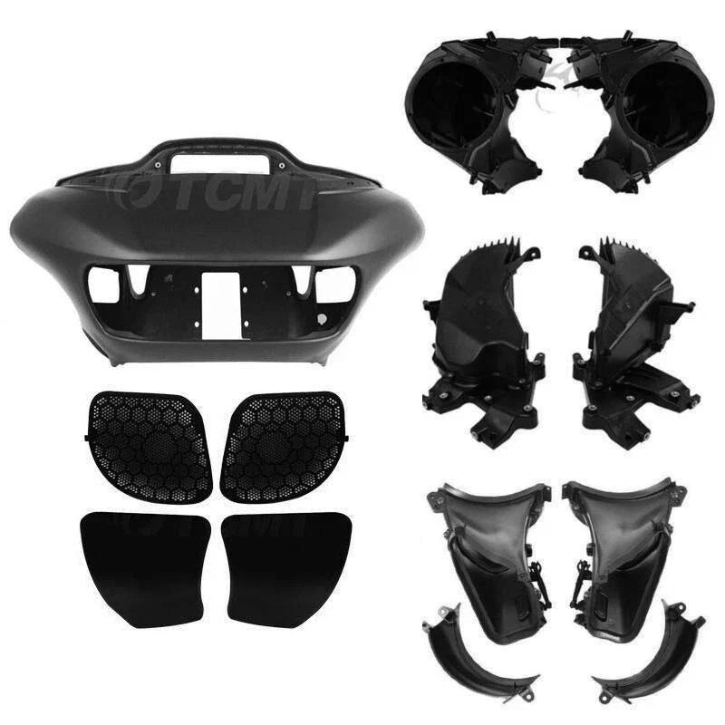 Matte Inner Outer Fairing Speaker Glove Box Air Duct for Road Glide (2015–2024)