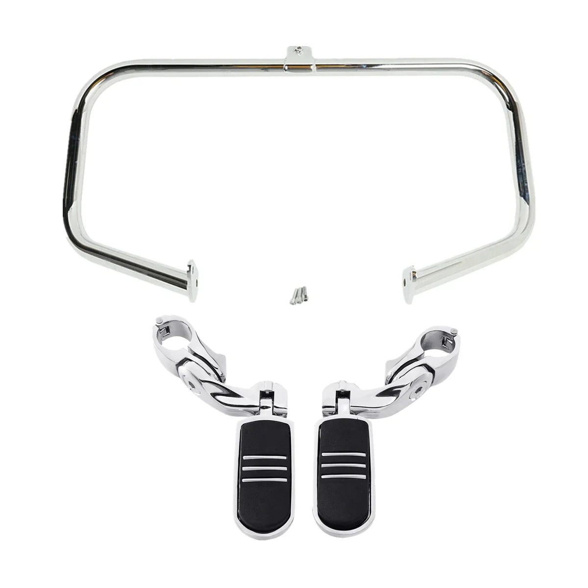 Engine Guard Crash Bar & Footpegs for Harley Electra Glide (1997–2008) Chrome
