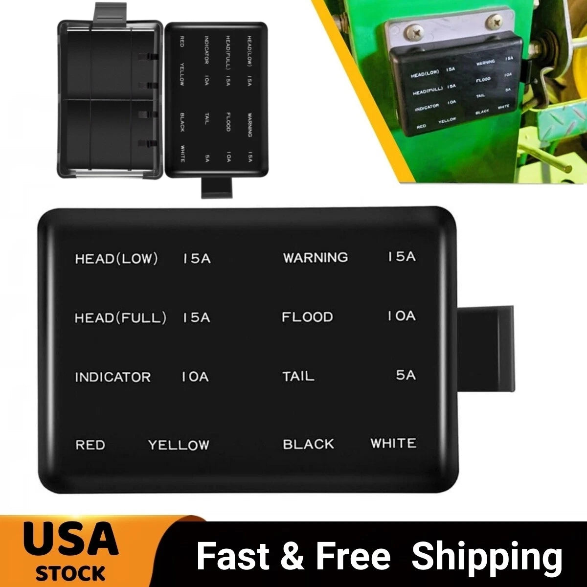Fuse Box Cover for John Deere 650 750 850 950 1050 1450 1250 1650 900HC