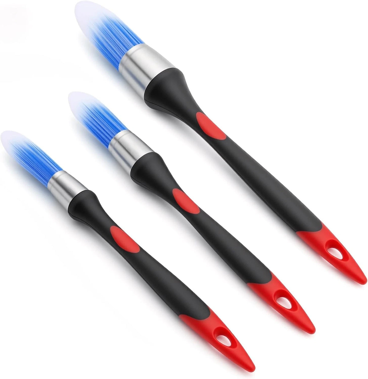 3 Pack Trim Paint Brush Set for Walls and Trim