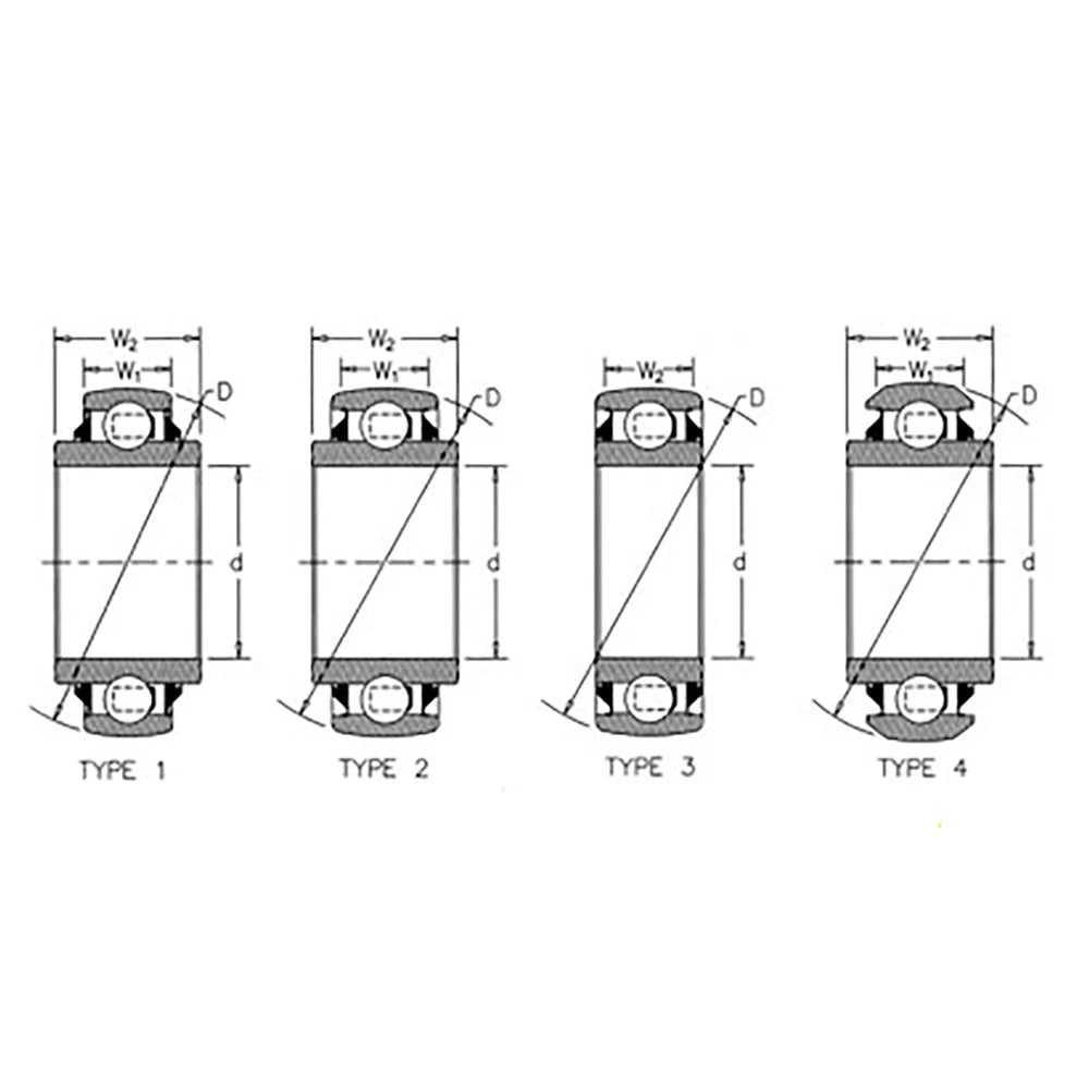 Pre-Lubed Spherical Round Bore Tractor Disc Bearing for Tractor