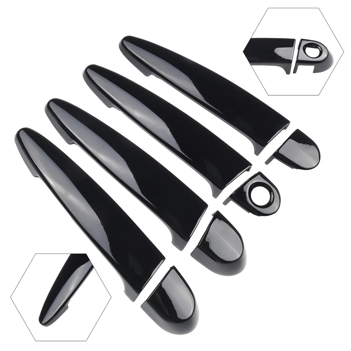 Gloss Black Door Handle Cover for BMW E87 E90 E91 E92 E93 F30 X2 X3 X4 X6