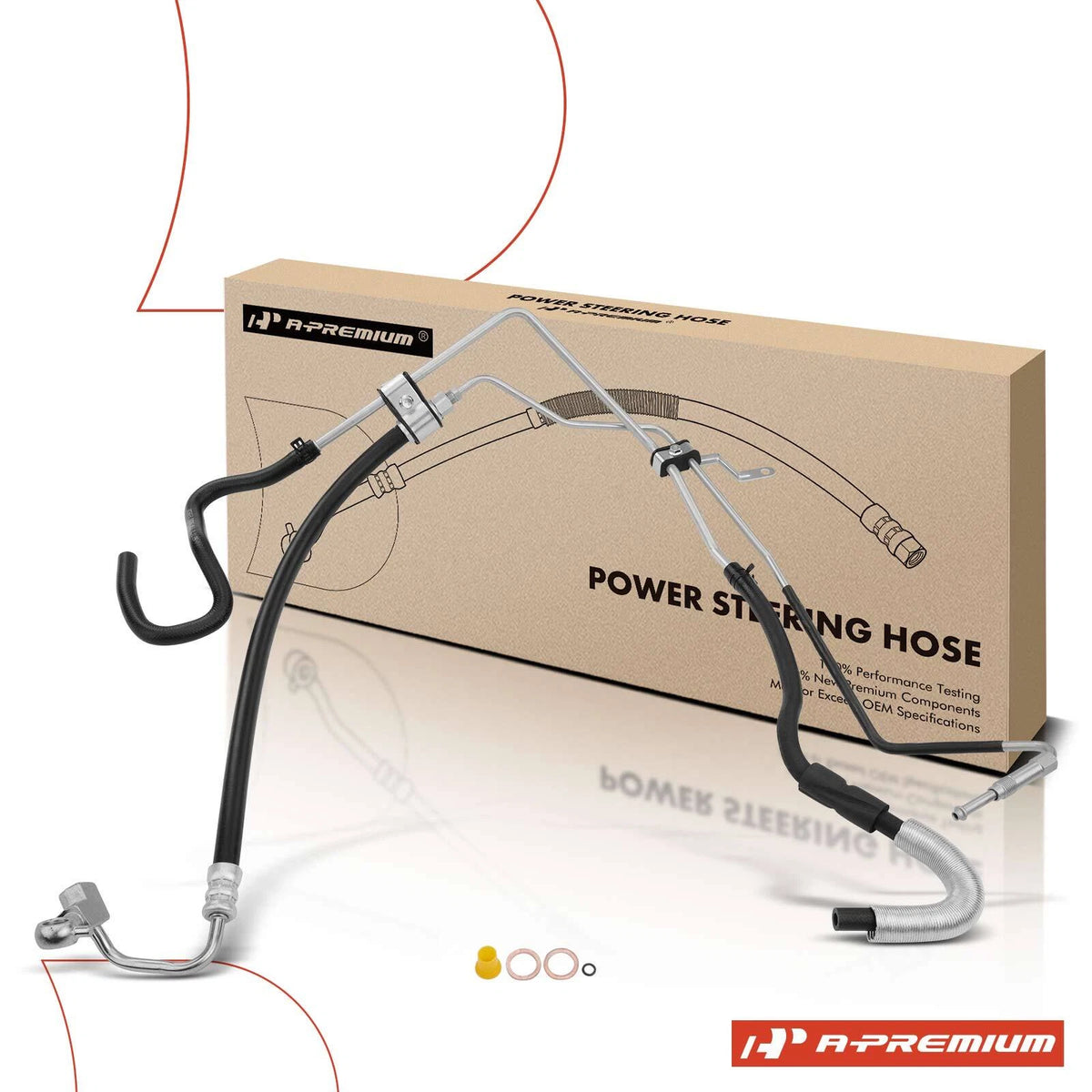 Power Steering Pressure & Return Line Hose for Nissan 370Z (2014–2015) 497103WJ0A, 3403704