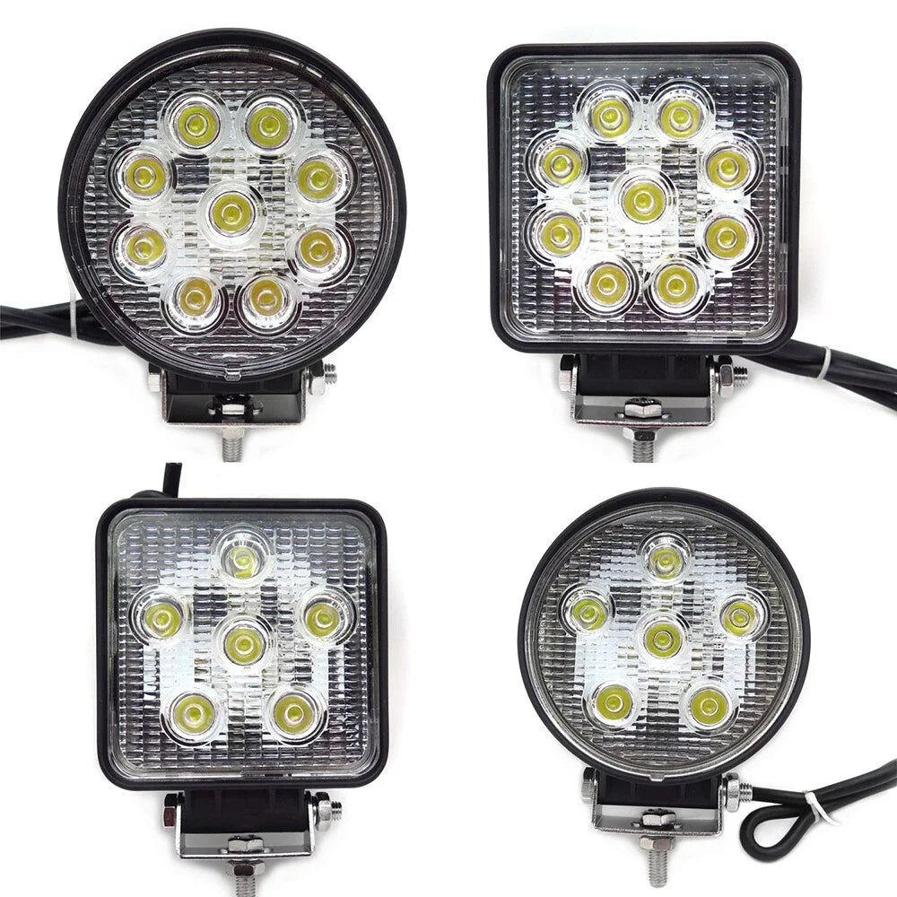 18W 27W LED Off Road Work Light for SUV Car (12V 24V)