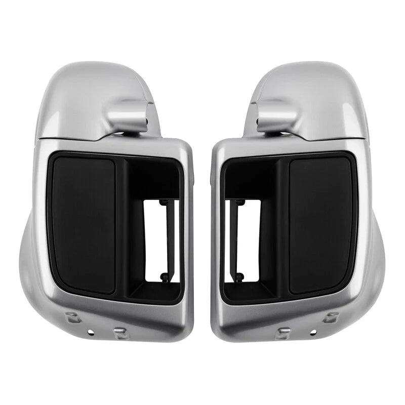 Lower Vented Fairings for Harley Road Glide (2014–2023) - Brilliant Silver Pearl