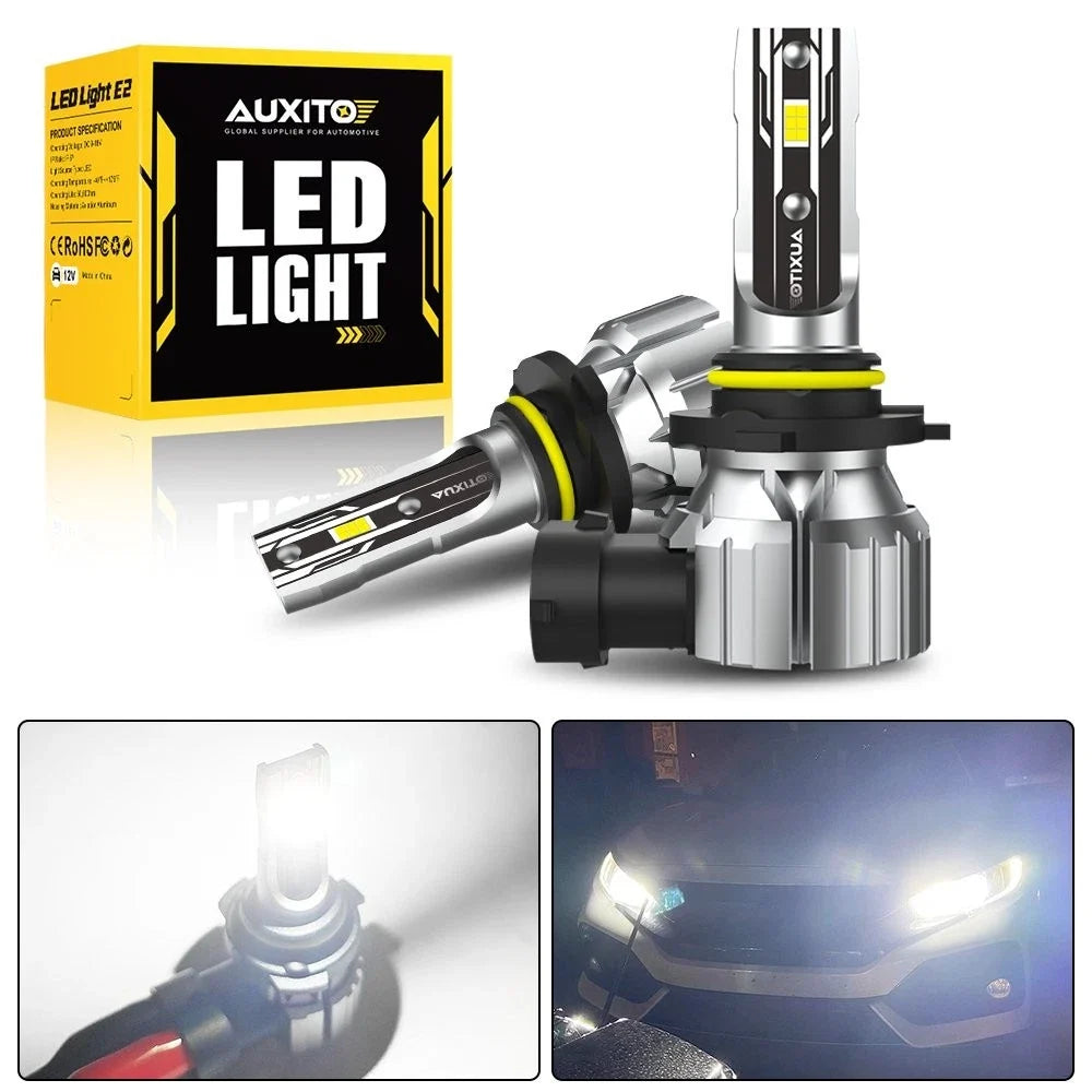 2X 9006 HB4 LED Headlight Bulbs for