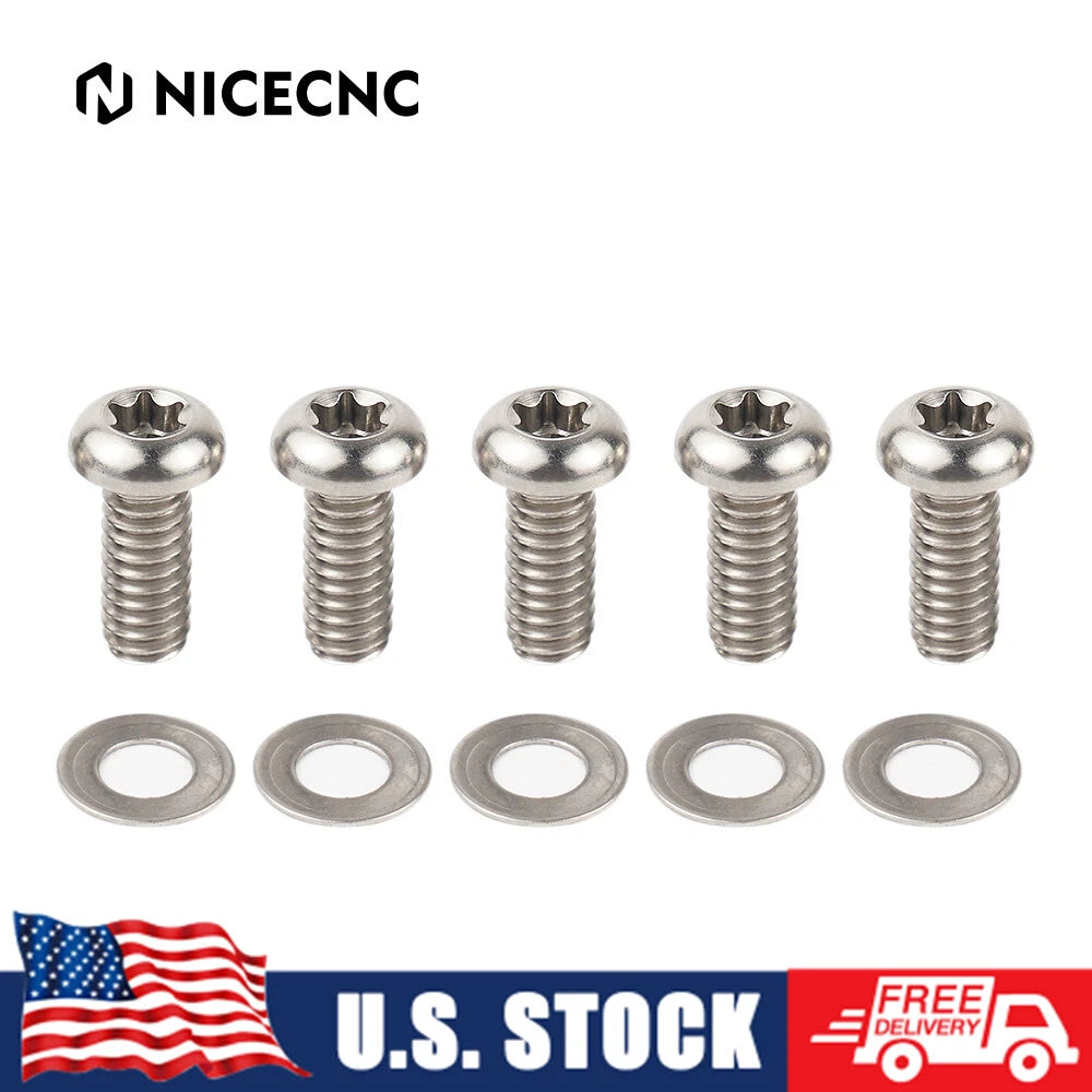 Titanium Alloy Derby Cover Screw for Harley (1062)