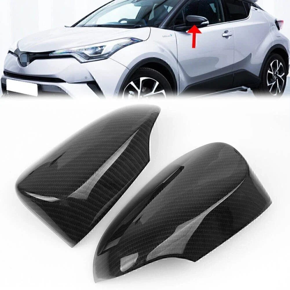 Set of 2 ABS Rear View Side Mirror Covers for Toyota C-HR (2016–2018)