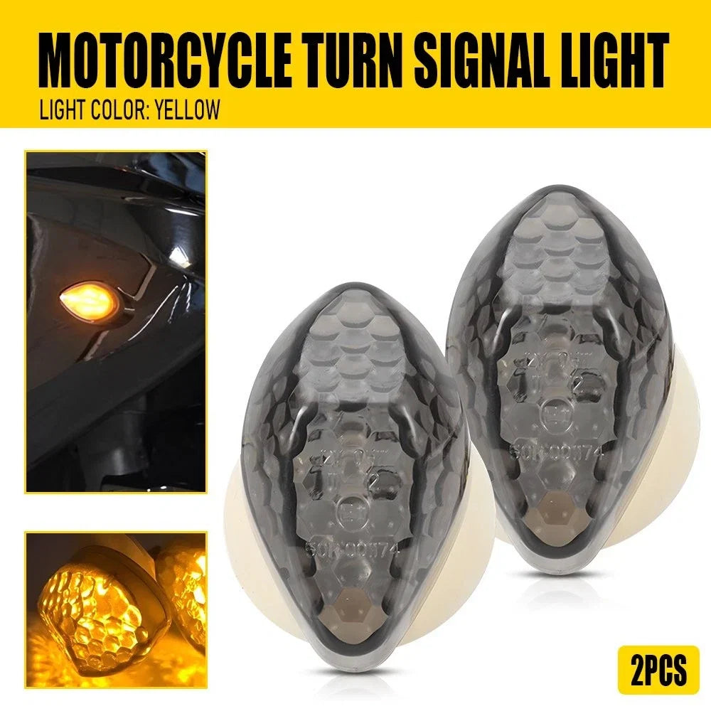 2X LED Turn Signal Blinker Light Indicator for Honda Yamaha
