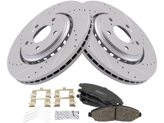 Brake Pad and Rotor Kit for Acura MDX (2017–2020) 45611VRWD