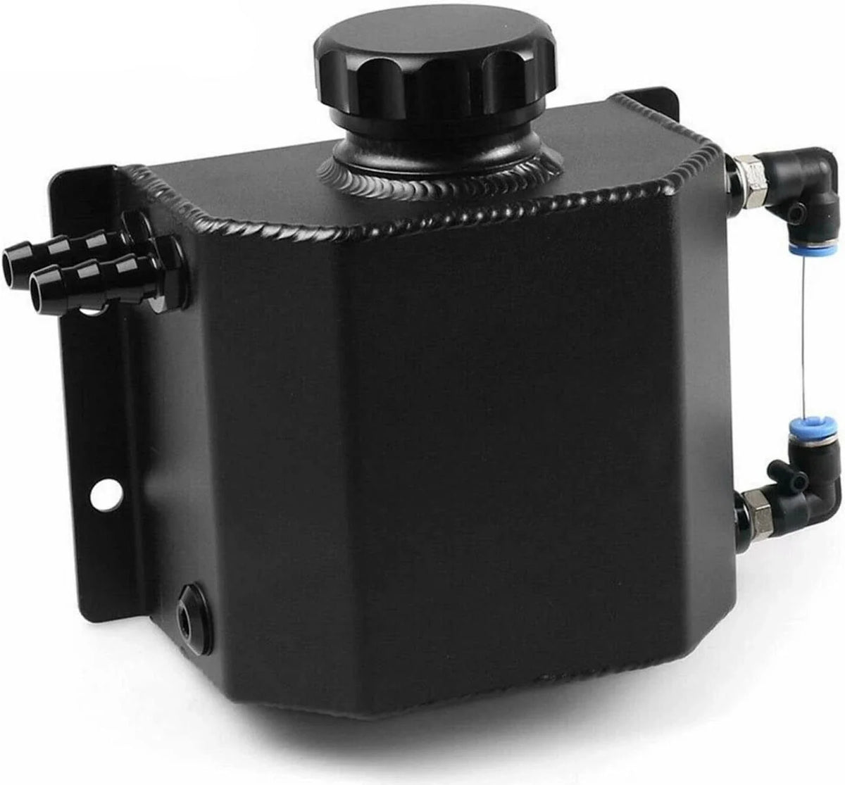 Aluminum Radiator Coolant Overflow Bottle for Universal Vehicles (1000ml)