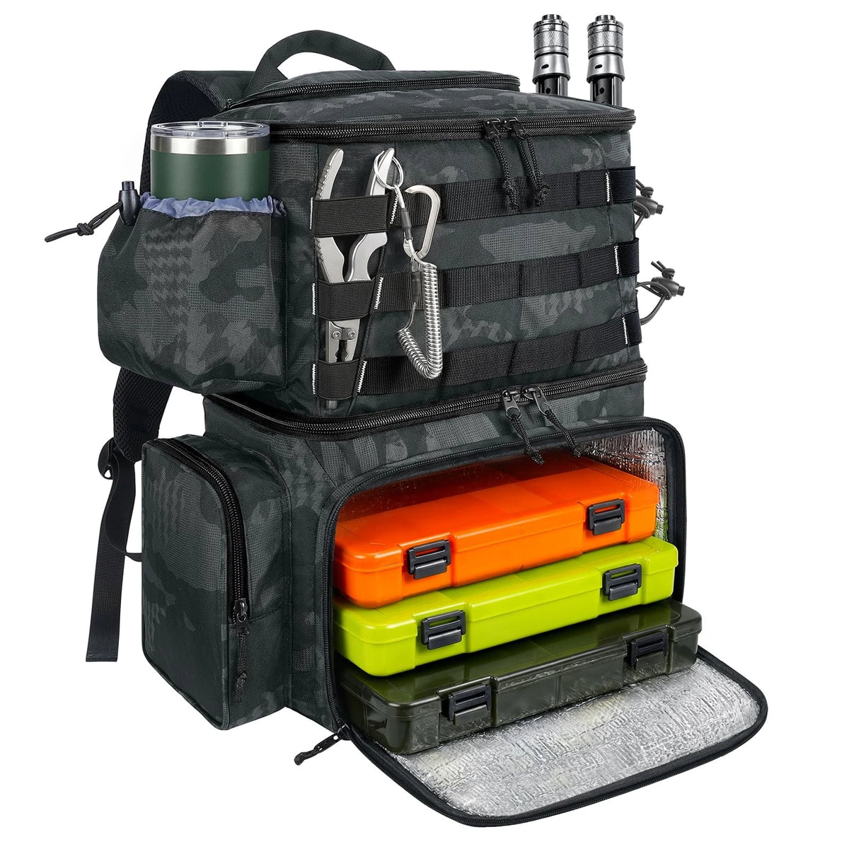 Fishing Backpack for MATEIN (16.511.48.3 inch) - Camouflage
