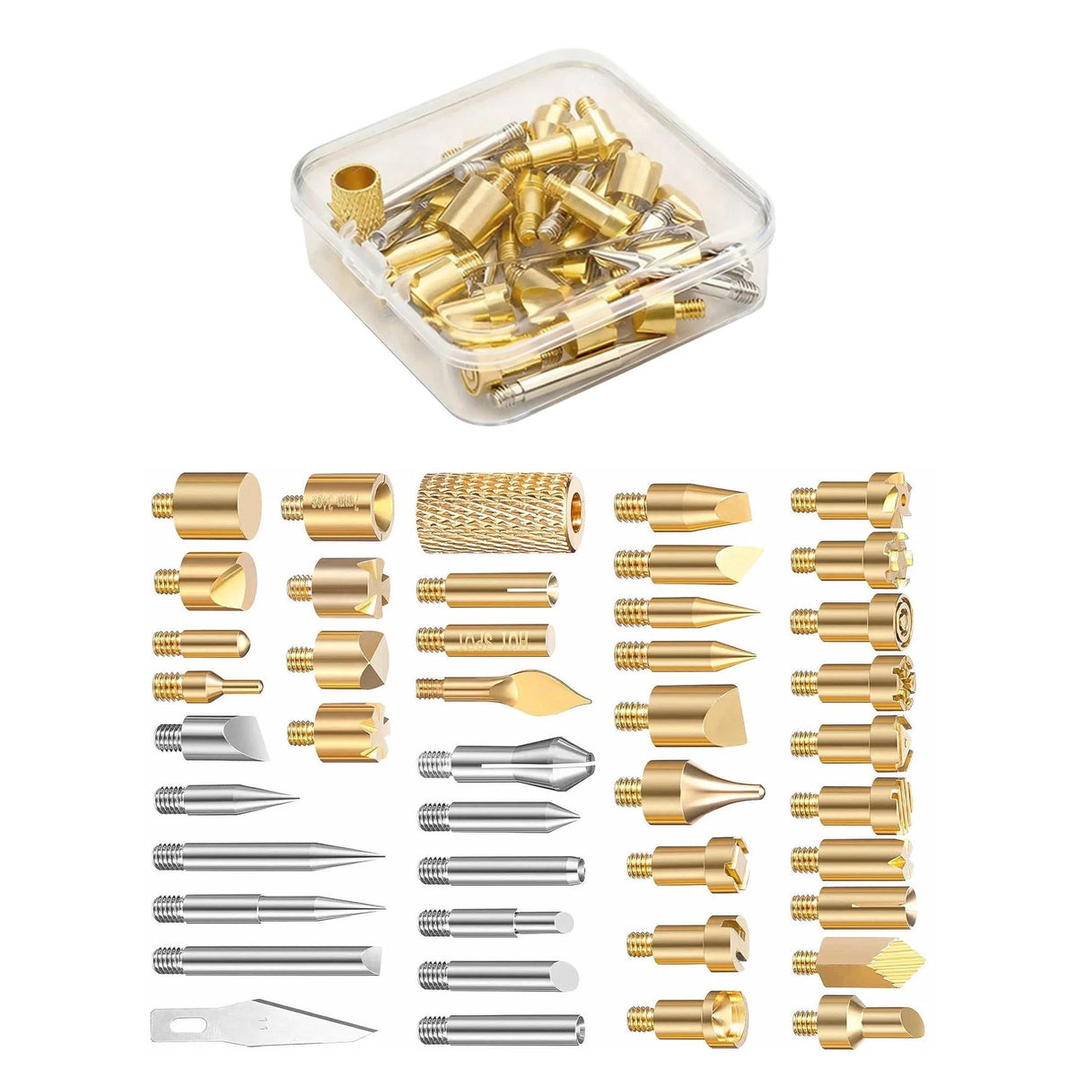 43PCS Pyrography Tip Set for Wood Burning Engraving