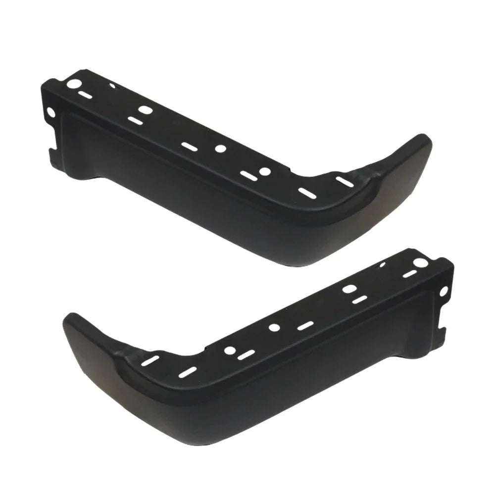 Pair Rear Bumper Ends for Ford F150 (2009–2014) Primered Steel Black