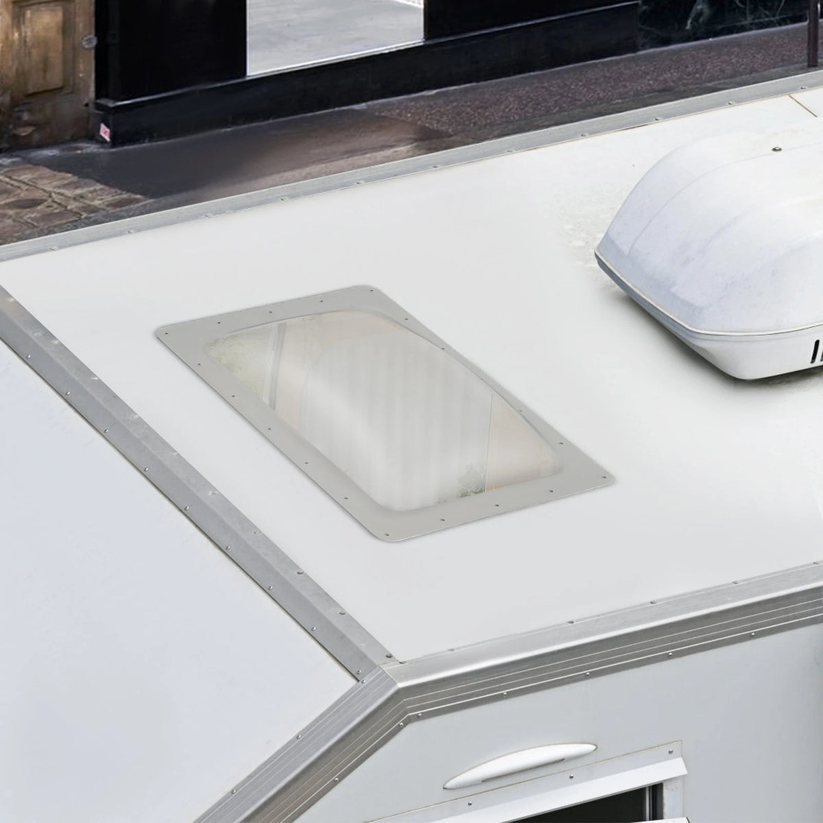 Universal RV Skylight Outer Dome for RV Camper (14"x22") Smoky Color