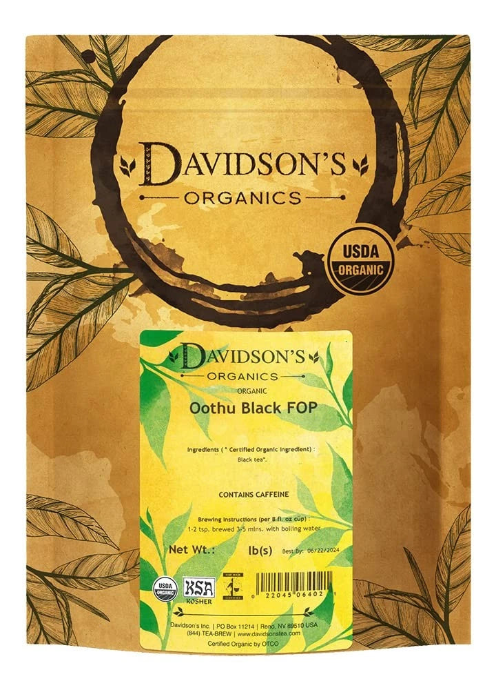 Oothu Black Fop Tea Bulk, 16 Ounce (Pack of 1)