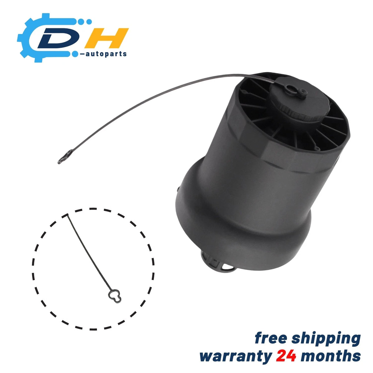 Replacement Oil Filter Cover for VW Beetle Jetta 2.5L (2006–2014) 07K-115-408