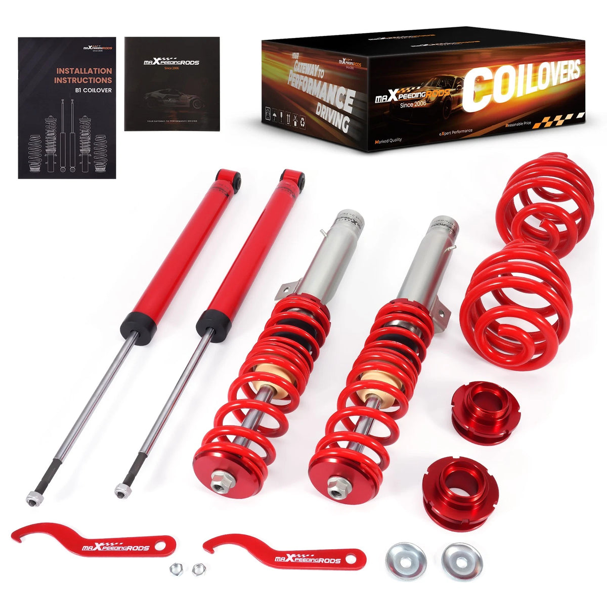 Coilover Kit for BMW E46 320 323 325 328 330 335 (2000–2007) A584FV