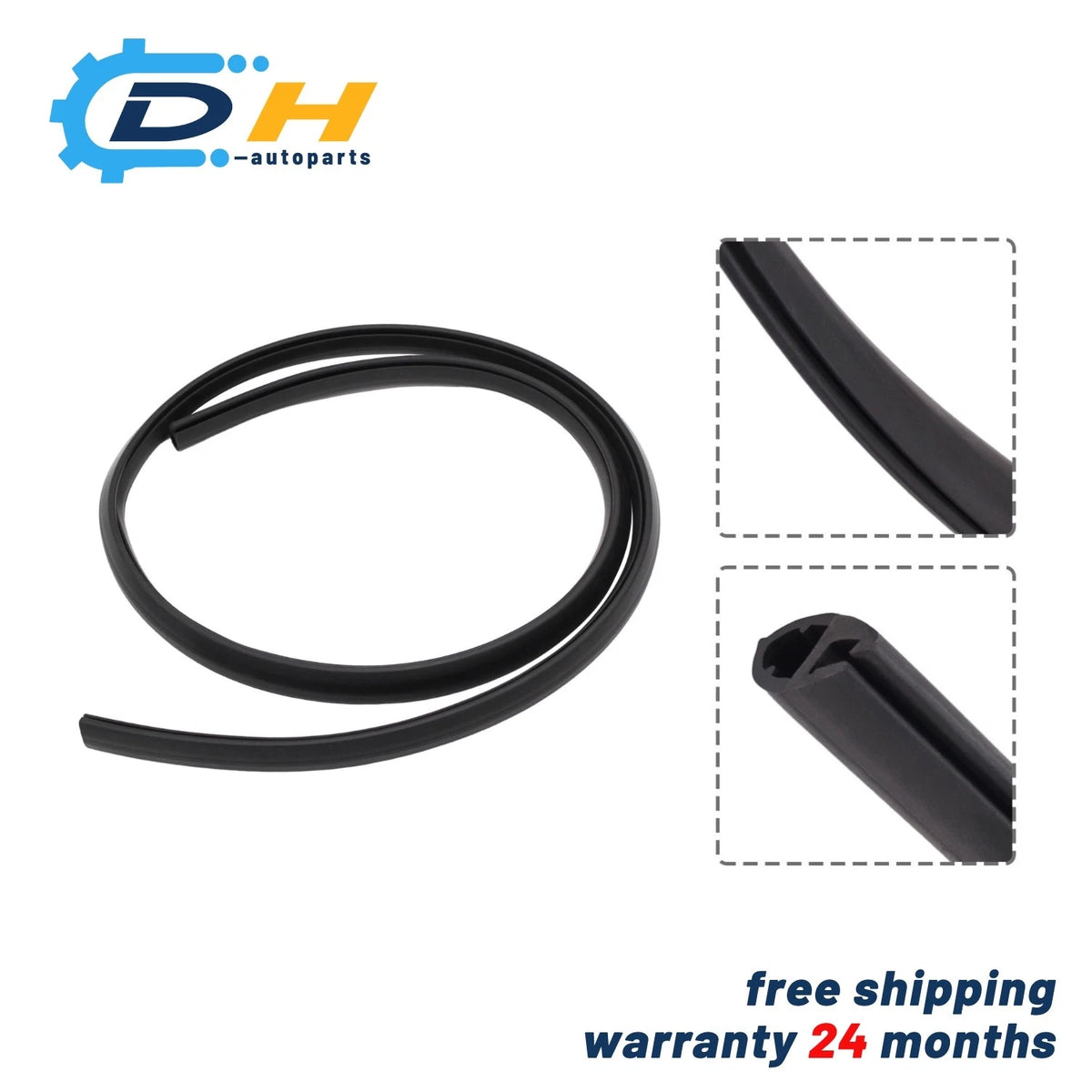 Engine Hood Rear Seal Strip for BMW X5 X6 E70 E71 E72 (2007–2013) 51-23-7-161-345