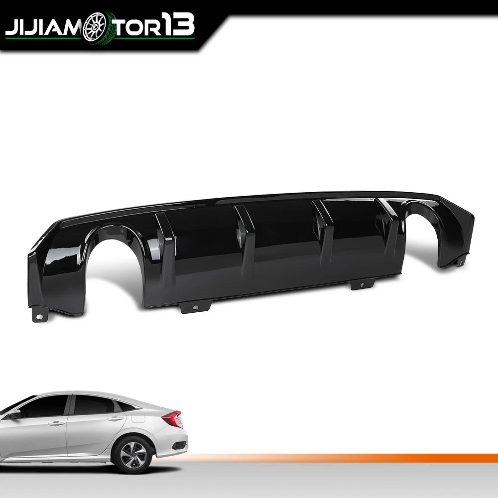Rear Bumper Lip Diffuser for Honda Civic (2016–2021) jijia090802