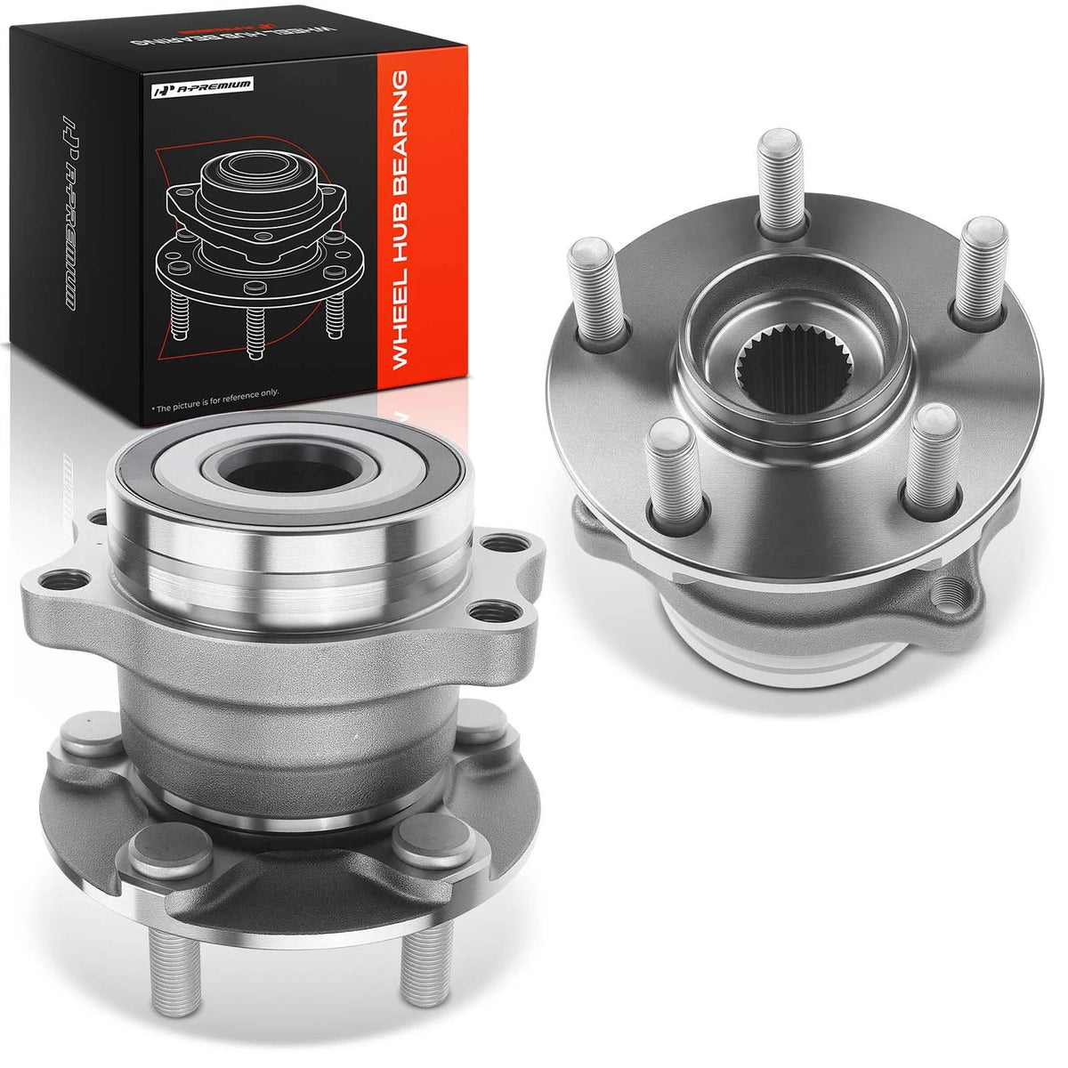 2X Rear Wheel Hub & Bearing Assembly for Subaru Forester, Impreza (2014–2018) 28473FJ020, 512518