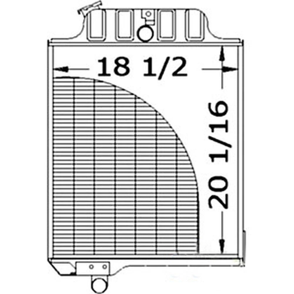 Radiator for 2510 2520 4219DF 4276D (No Year Supplied)
