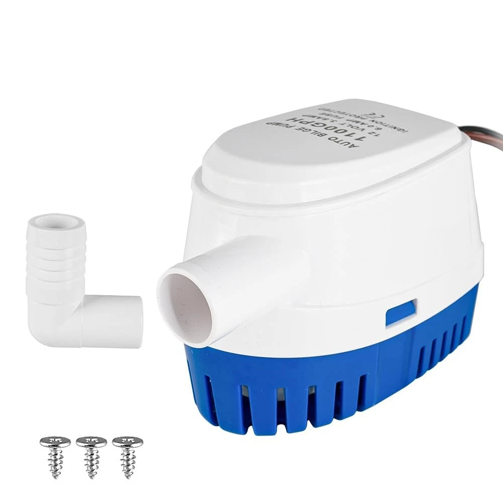 Automatic 12V 1100GPH Marine Bilge Pump with Float Switch for Boats