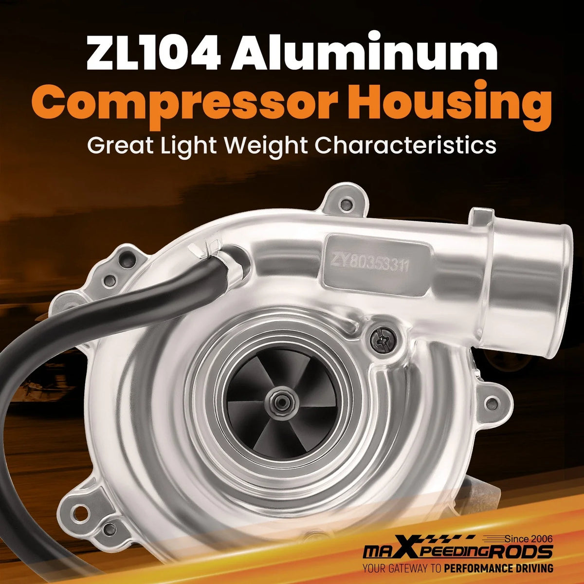 Turbocharger for Toyota Hilux 2KD 2.5L (2001–2005)