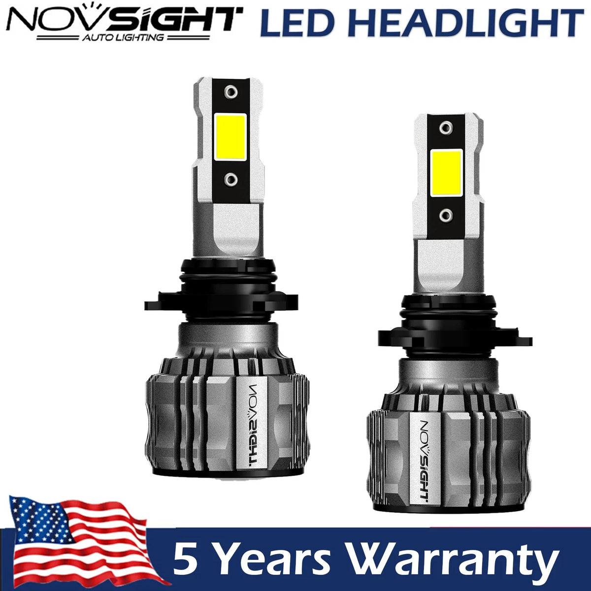 9006 HB4 LED Headlight Bulb Kit for Low Beam (6500K, 40000LM)