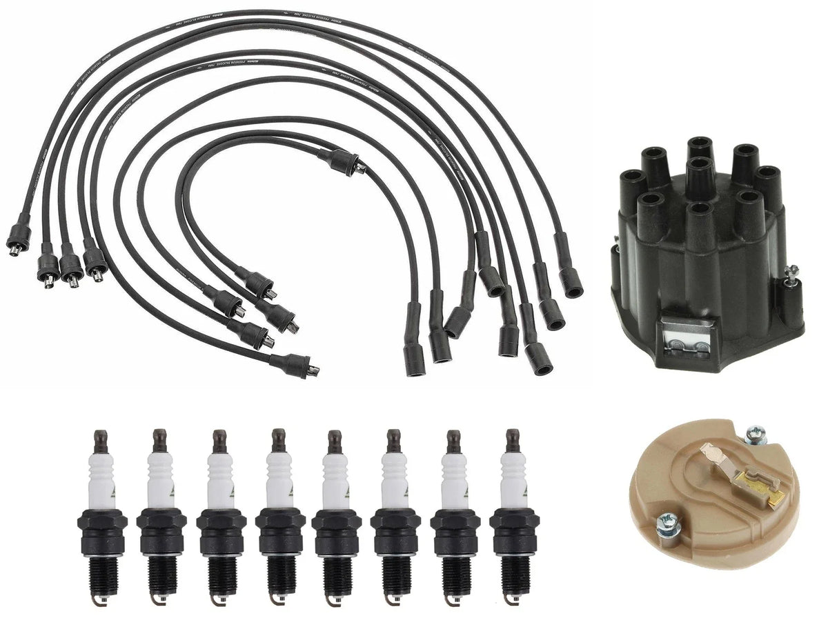 ACDelco Ignition Kit Set for Chevy 5.7 V8 (Distributor, Rotor, Cap, Spark Plugs)