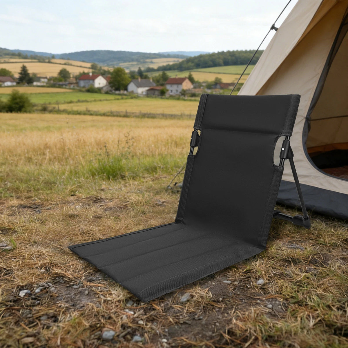 Portable Backrest Chair for Outdoor Camping (No Part Numbers)