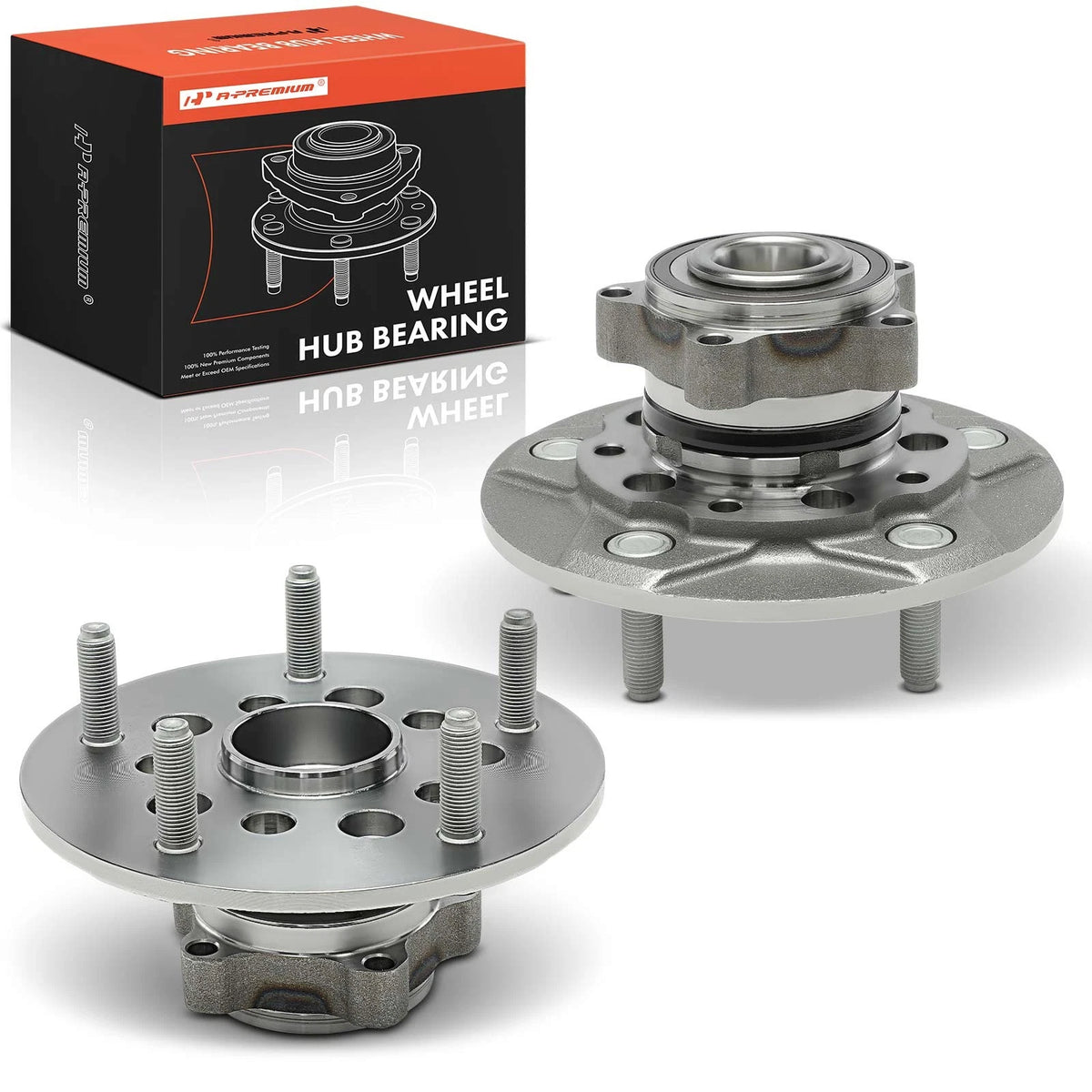 2X Front Wheel Hub & Bearing Assembly for Ford Transit-150 250 350 (2014–2023)