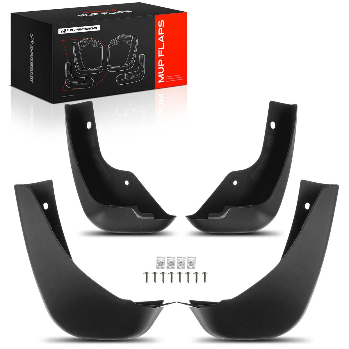 Set of 4 Mud Flaps Splash Guards for Nissan Juke (2011–2014)