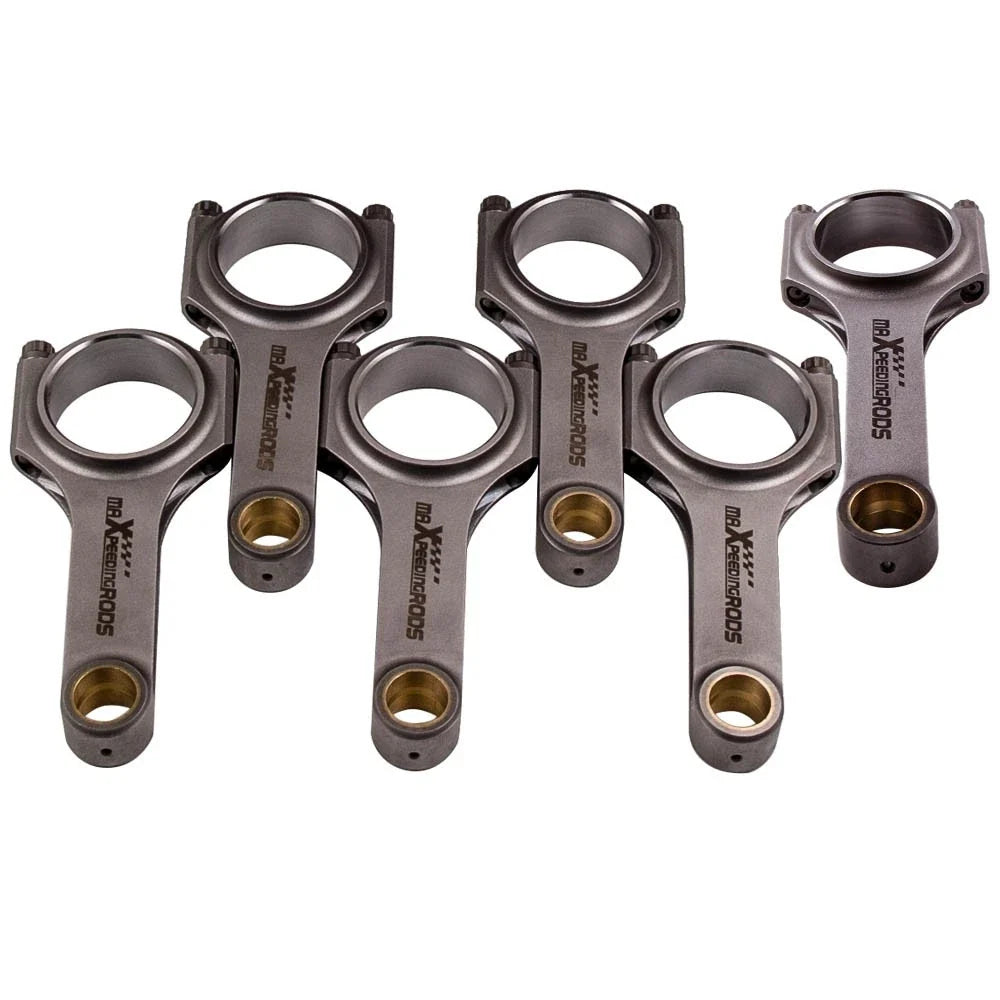 6x H-Beam Connecting Rods with ARP Bolts for BMW M3 E36 E46 (1992–2006)