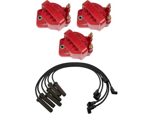 Ignition Coil and Spark Plug Wire Set for Pontiac Aztek (2001–2005) 57557KYFT
