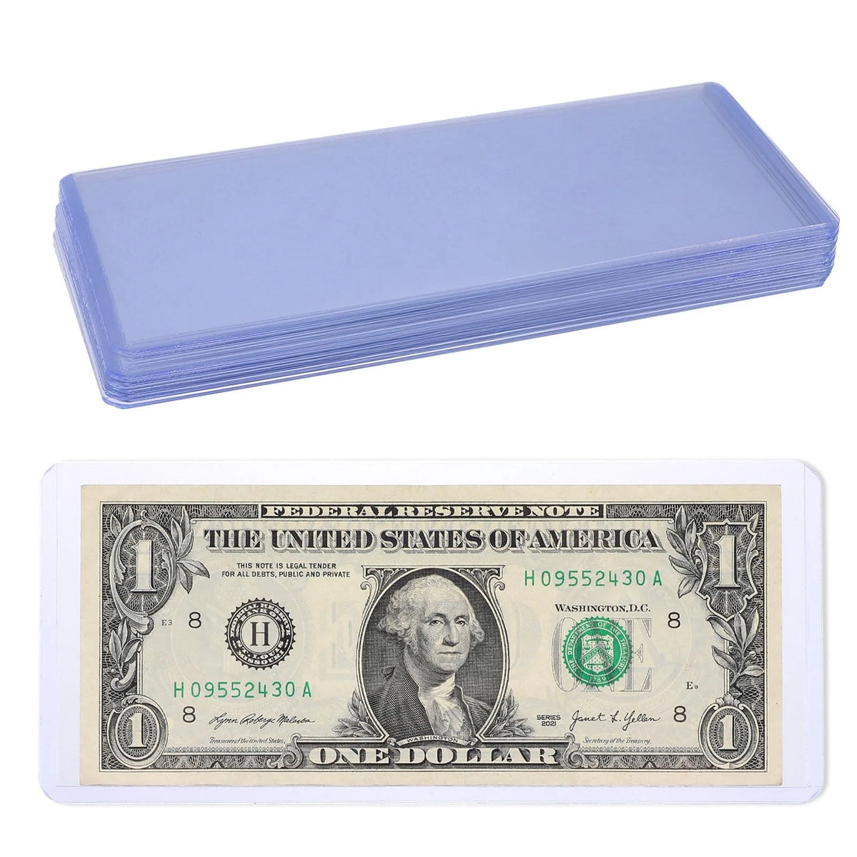 6X Clear Dollar 17.3 x 7.5 cm for Automotive Use