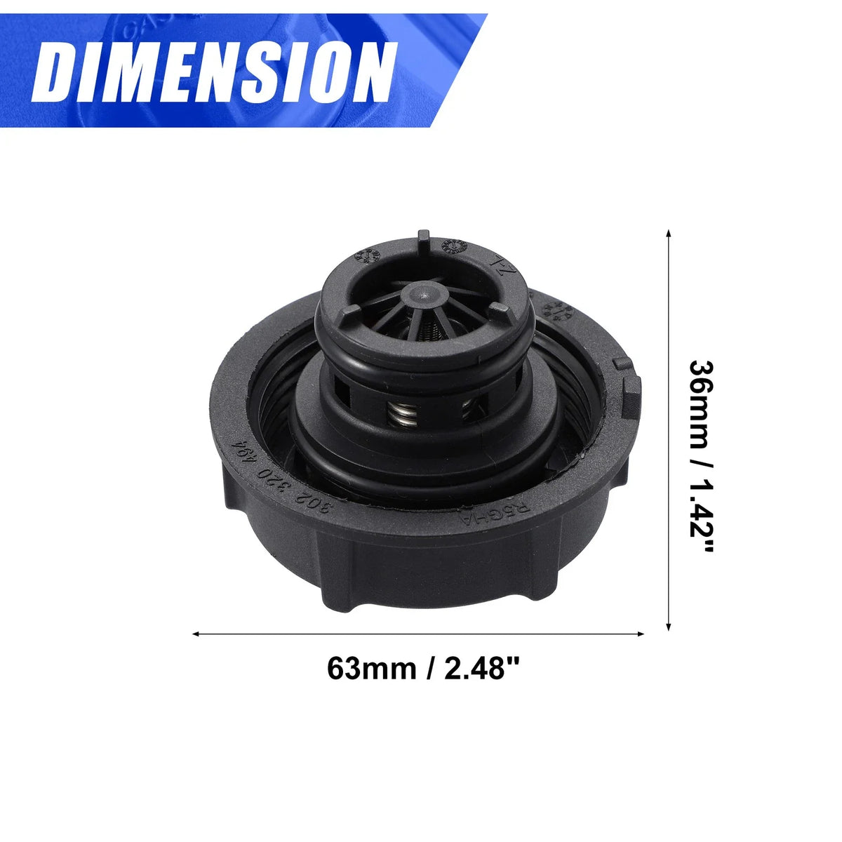 Radiator Cap Cover for Ford Mustang (302, 320, 494, DG93-8101-AA)