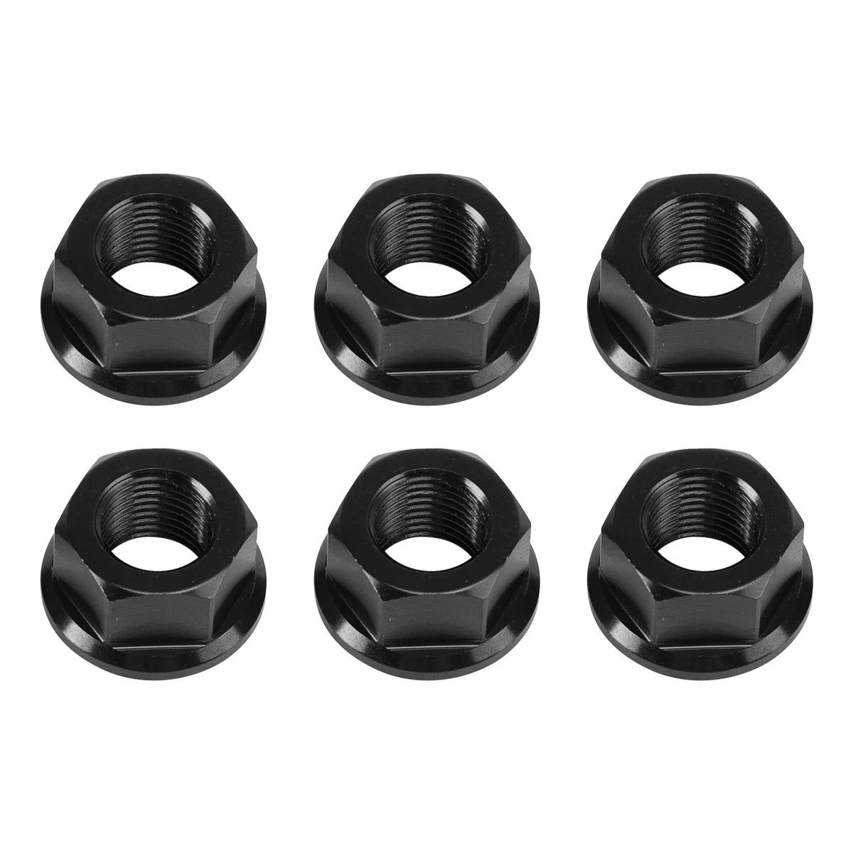 6x Rear Sprocket Nuts M10 x 1 Black for Ducati 1098 1098S 1098R 1198 S (2007–2011)