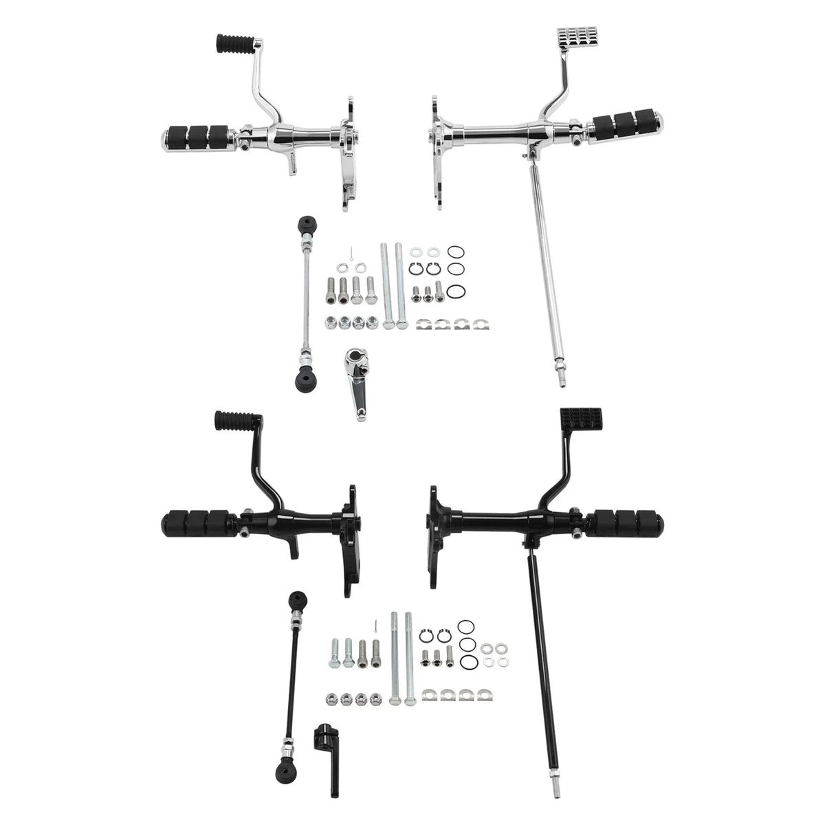 Forward Controls Pegs Lever Linkage for Harley Sportster (1991–2003) Black/Chrome