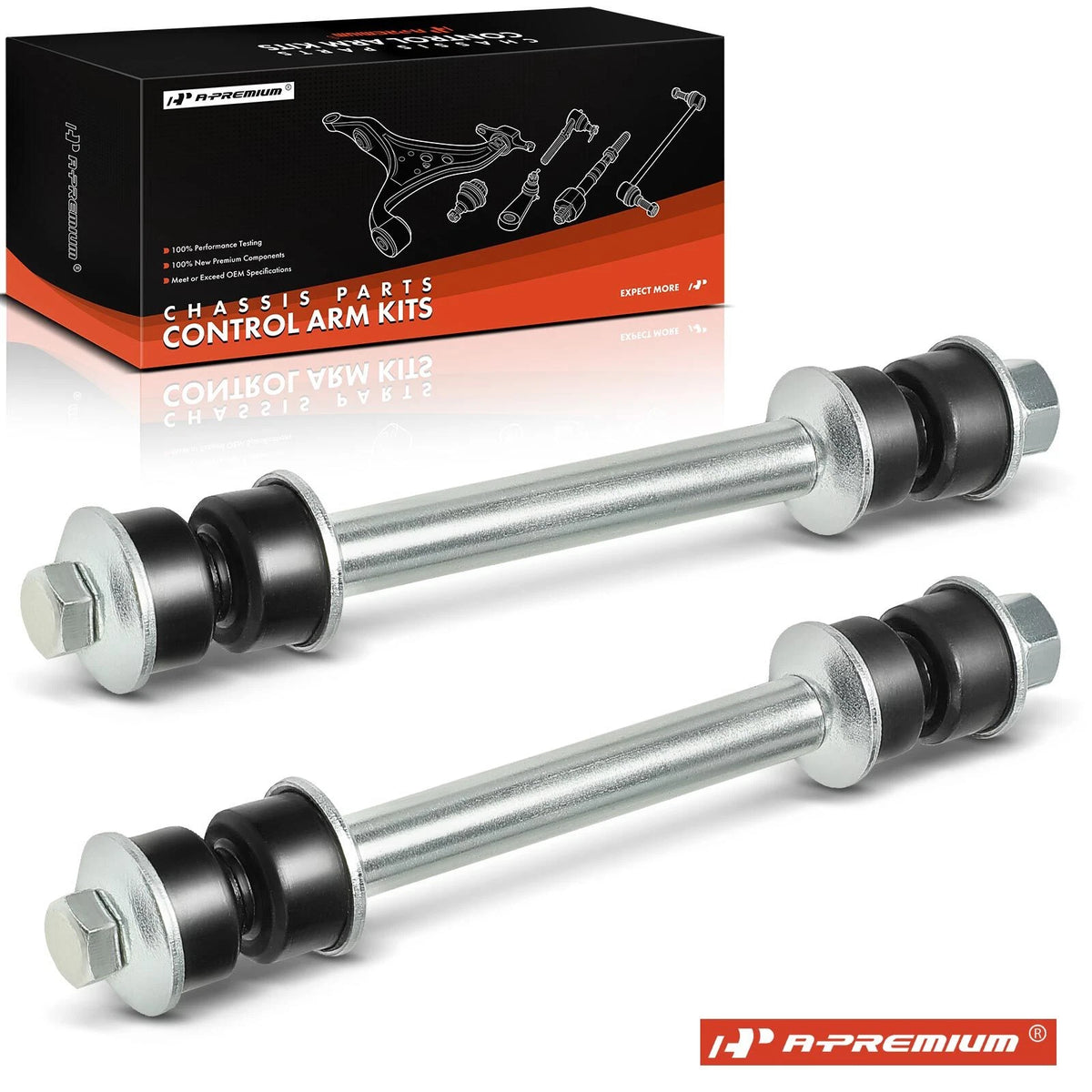 2X Front Stabilizer Sway Bar Link for Nissan Frontier (1998–2004) MB518937, K90104