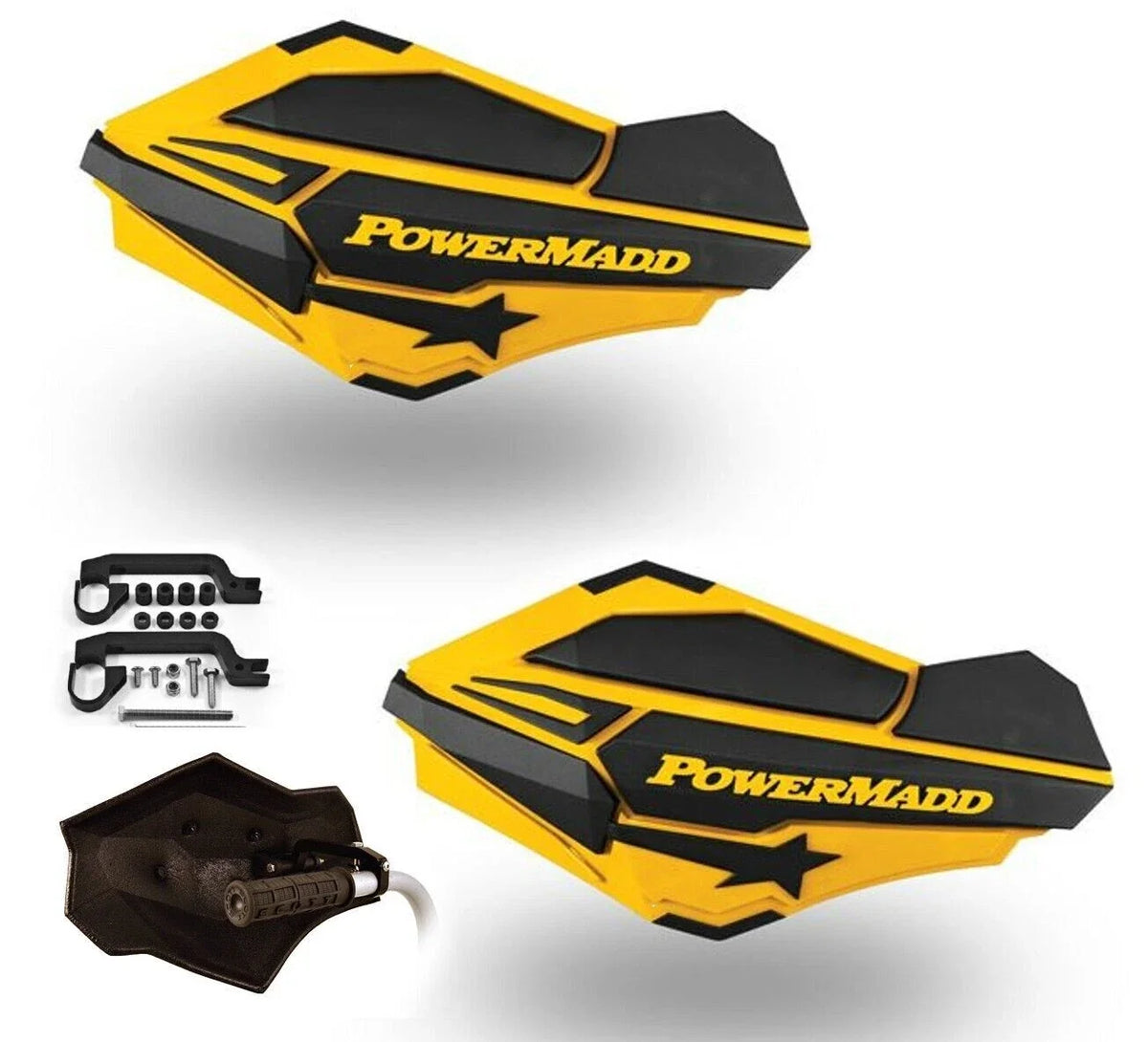 Powermadd Sentinel Hand Guards Armor Mount Kit for Honda TRX 300EX 300X (1993–2008)