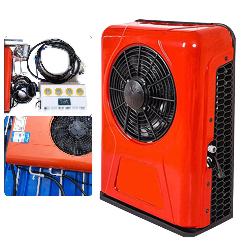 12000 BTU Electric Split AC for Semi Trucks RV (Caravan, Tractor Cab)