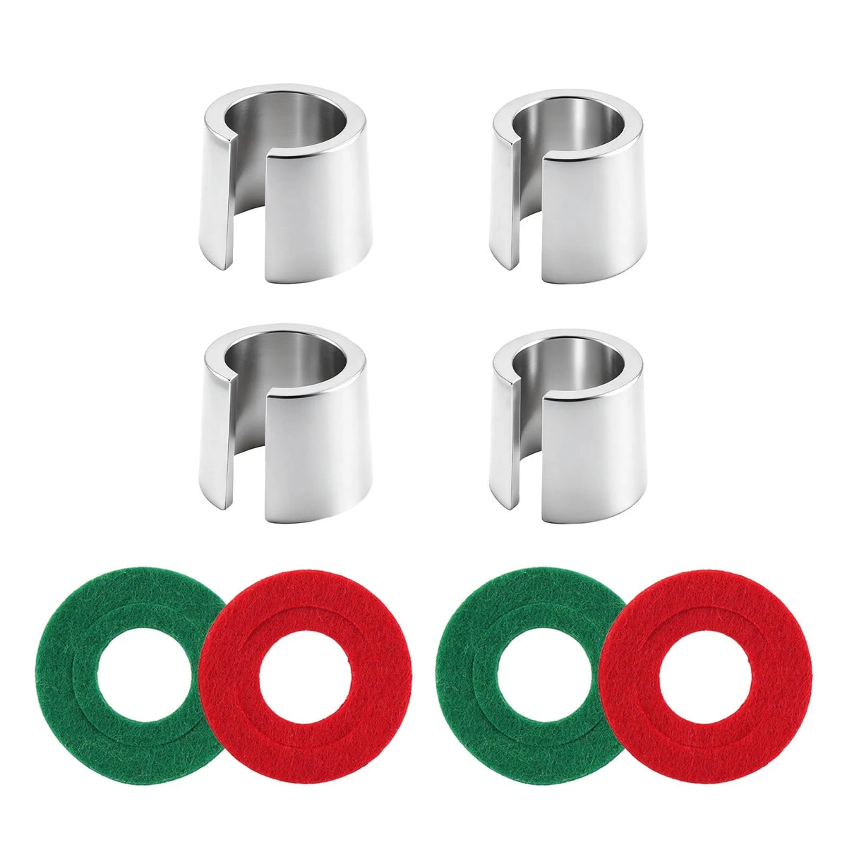 4PCS Battery Terminal Shim Set for Universal Applications (0.72×0.72×0.6 inch)