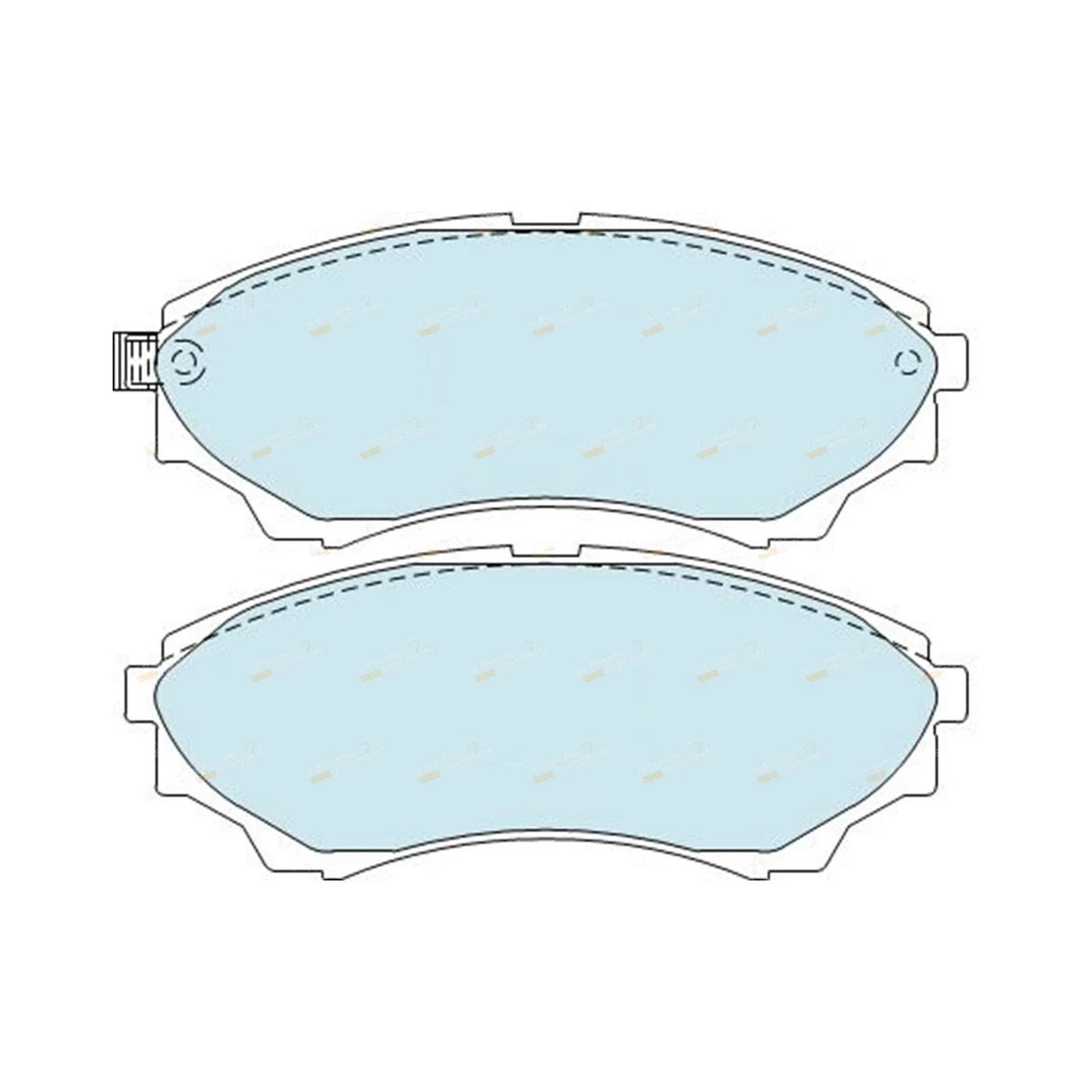 HD Front Disc Brake Pads Set for Ford Courier (2004-2006)