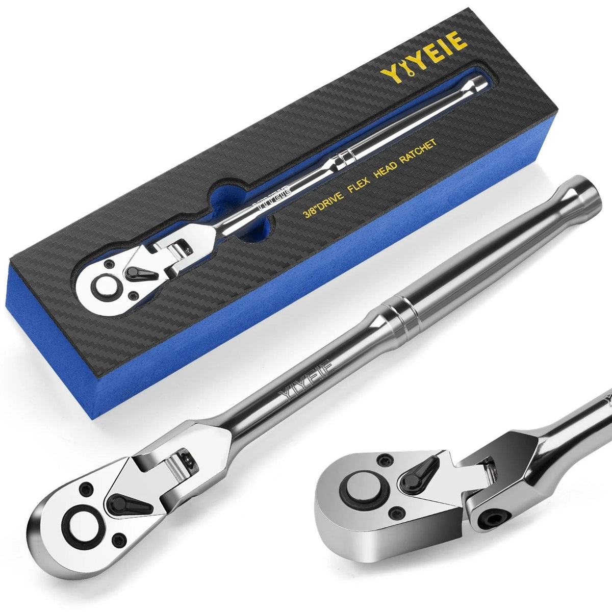 3/8" Drive Flex Head Ratchet for Automotive (No Specific Years)